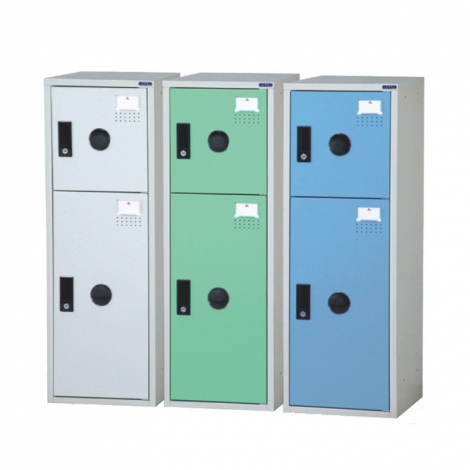  KDF-211T 組合式多用途置物櫃 (2格) 全鋼製門片